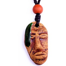 Aztek Xochipilli Totem Natural Kolye