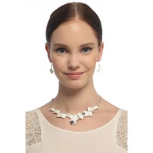 Abiye Kolye Küpe Set