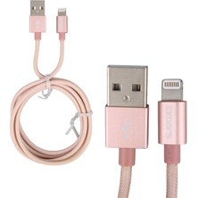 Omars OMLT040RGLPB 5 Volt 2.4 Amper USB To Lightning Şarj Kablosu