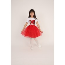 Kız Çocuk Alt-Üst Takım 23 Nisan 29 Ekim 10 Kasım 19 Mayıs Gösteri Kıyafetleri