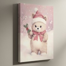 Noel Ayısı Kış Masalı Tablosu