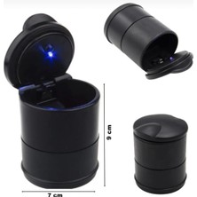 Toyota Proace Cıty 1.5 D 130 Passıon X-Pack A/t  Araca Uygun LED Işıklı Araç Içi Küllük