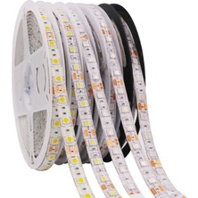 12 Volt Iç Mekan Şerit LED 3 Çipli Beyaz Metrede 60 LED IP20 (5 Metre)