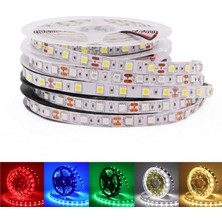 12 Volt Iç Mekan Şerit LED 3 Çipli Gün Işığı Metrede 60 LED IP20 (5 Metre)