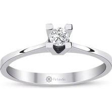 Pırlandia 0,15 Karat Pırlanta Tektaş Yüzük