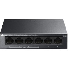 Tp-Lınk LS106P 6 Port 10/100MBPS 4-Port Poe+ 65W Masaüstü Swıtch