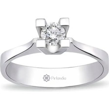 Pırlandia 0,20 Karat Pırlanta Tektaş Yüzük