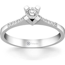 Pırlandia 0,15 Karat Pırlanta Tektaş Yüzük