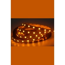 12 Volt Iç Mekan Şerit LED 3 Çipli Sarı (Amber) Metrede 60 LED IP20 (5 Metre)