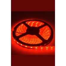 12 Volt Iç Mekan Şerit LED 3 Çipli Kırmızı Metrede 60 LED IP20 (5 Metre)