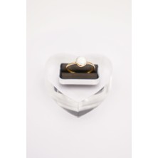 Ermir Gold 14 Ayar Altın Opal Taşlı Yüzük – Minimal ve Zarif Yuvarlak Formda Sade Şıklık