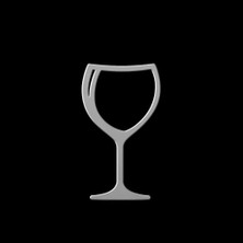 TabiTela 925 Ayar gümüş kolye şarap kadehi SM8900