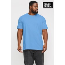 Erkek Büyük Beden Bisiklet Yaka Tshırt SPRBTS10