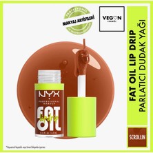 Nyx Professional Makeup Fat Oil Lip Drip Parlatıcı Dudak Yağı-Scrollin
