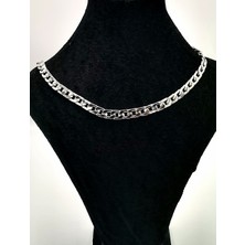 Gümüş Renk Zincirli Figürlü Karamaz Lüks Kolye