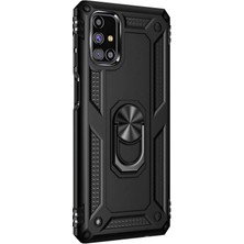 Piyasa Sepeti Samsung Galaxy M51 (M515F) Yüzüklü Tank Kılıf Siyah