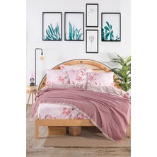 Teksnil Home | %100 Pamuklu Oslo Çift Kişilik Bordo Pike Takımı(Lastikli Çarşaf,pike,yastık Kılıfı)