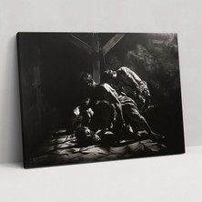 Popcas Caravaggio Tarzı Kanvas Tablo - Ev Dekorasyonu Duvar Dekorasyonu
