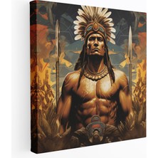 Popcas Vintage Amazon Kadınları Duvar Sanatı - Kadın Savaşçılar Duvar Dekorasyonu Güçlü Savaşçılar