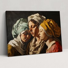 Popcas Caravaggio Tarzı Duvar Sanatı - Caravaggio Kanvas Tablo Ev Dekorasyonu