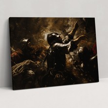 Popcas Caravaggio Tarzı Duvar Sanatı - Duvar Süsleme Duvar Sanatı Kanvas Tablo