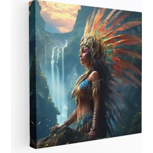 Popcas Amazon Kadınları Duvar Sanatı - Kanvas Tablo Duvar Sanatı