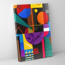 Popcas Andy Warhol Tuval Tablo - Soyut Geometrik Tasarım - Ev Dekorasyonu Duvar Sanatı