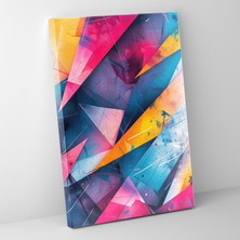 Popcas Ashvin Harrison Geometrik Kanvas Tablo - Canlı Renkler Geometrik Şekiller