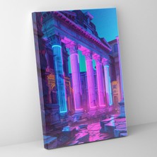 Popcas Roma Mimarisi Klasik Pop Art Duvar Sanatı - Klasik ve Popart Ev Dekorasyonu Duvar Sanatı Kanvas Tablo