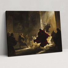 Popcas Caravaggio Tarzı Duvar Sanatı - Ev Dekorasyonu Kanvas Tablo
