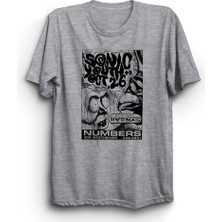 Sonic Youth, Numbers, Rock Metal Müzik Grubu Baskılı, Unisex, %100 Pamuk Tişört