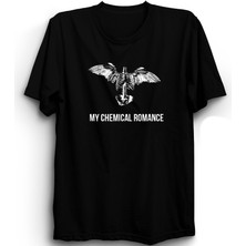 My Chemical Romance, Skeleton, Rock Metal Müzik Grubu Baskılı, Unisex, %100 Pamuk Tişört