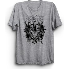 Deicide, Suicide, Rock Metal Müzik Grubu Baskılı Unisex, %100 Pamuk Tişört
