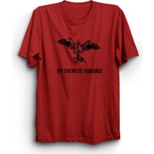 My Chemical Romance, Skeleton, Rock Metal Müzik Grubu Baskılı, Unisex, %100 Pamuk Tişört