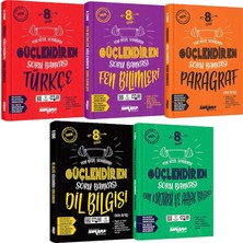 Ankara Yayıncılık 8. Sınıf Güçlendiren Türkçe Fen Bilimleri Paragraf Dil Bilgisi Din Kültürü Soru Bankası