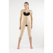 Vizor Sırt-Abdominal Dız Altı Göğsü Açık Post Op Kompresyon Korsesi XL Kumaş Malzeme ile Rahat Kullanım