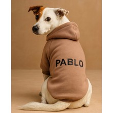 Lusi Doog Isme Özel Köpek Sweat Isimli Köpek Hoodie Kapişonlu Polar Sweatshirt Köpek Kıyafeti