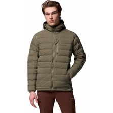 Columbia Drift Peak Stretch Kapüşonlu Erkek Kaz Tüyü Mont