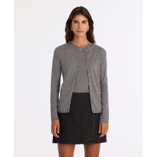 Regular Bisiklet Yaka Uzun Kol Hırka