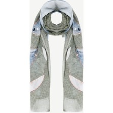 Nakış Işlemeli Yün Şal