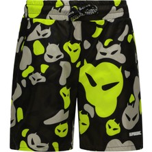 Super Rebel Sarı Erkek Çocuk Mayo R501-6601-BAY All Over Print On Coo