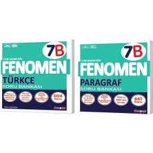 Fenomen Yayınları Okul 2025 7. Sınıf Türkçe + Paragraf B Serisi Soru Seti 2 Kitap