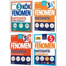 Fenomen Yayınları Fenomen Okul 2025 5. Sınıf Matematik A + B + Kök + Fasikül Seti 4 Kitap Güncel Müfredat