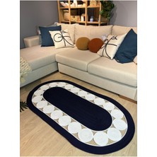 Cookie Jüt Hasırlı El Örgüsü Kilim