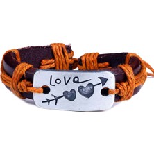 True Pure Love Deri Unisex Bileklik 1301-1350