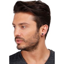 Akrep Çift Taraf Mıknatıs Unisex Küpe K4