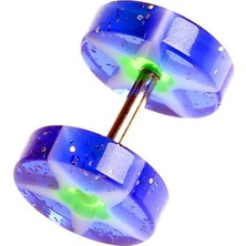 Tunnel Piercing Bioplast Çelik Küpe K8