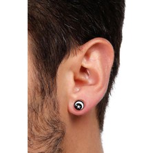 Ayyıldız Çift Taraf Mıknatıs Unisex Küpe K4
