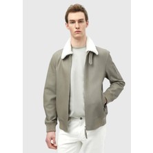 Vizon Regular Fit Casual Deri Deri Mont
