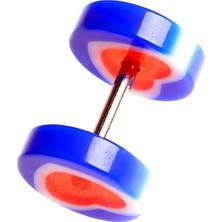Tunnel Piercing Bioplast Çelik Küpe K8